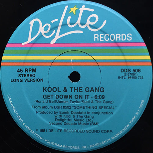 KOOL & THE GANG // GET DOWN ON IT (6:09) / LET'S GO DANCIN' (6:40)