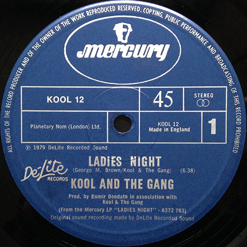 KOOL & THE GANG // LADIES NIGHT (6:38) / TOO HOT (4:10)