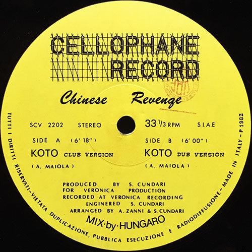 KOTO // CHINESE REVENGE (6:18) / (DUB VERSION) (6:00)