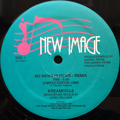 KREAMCICLE // NO NEWS IS NEWS (REMIX) (6:12) / (INSTRUMENTAL) (6:52)
