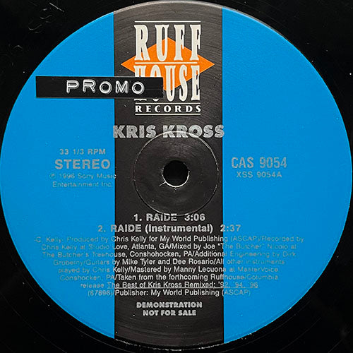 KRIS KROSS // RAIDE (3:06) / (INSTRUMENTAL) (2:37)