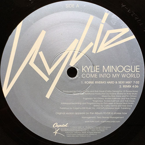 KYLIE MINOGUE // COME INTO MY WORLD (4VER)