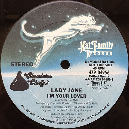 LADY JANE // I'M YOUR LOVER (EDITED REMIX) (6:57)