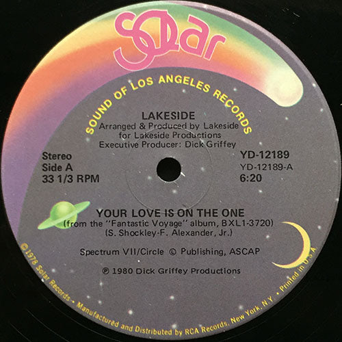 LAKESIDE // YOUR LOVE IS ON THE ONE (6:20) / I LOVE EVERYTHING YOU DO (4:30)