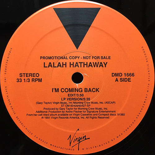 LALAH HATHAWAY // I'M COMING BACK (3:50/5:35) / SMILE (4:55)