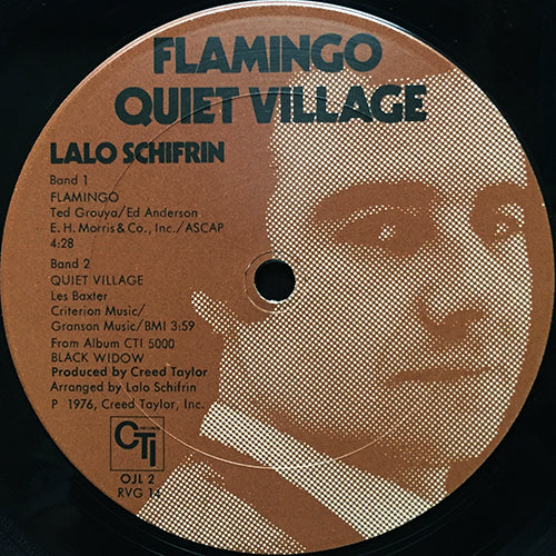 LALO SCHIFRIN // JAWS (5:47) / FLAMINGO (4:28) / QUIET VILLAGE (3:59)