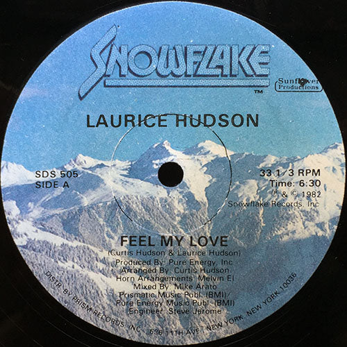 LAURICE HUDSON // FEEL MY LOVE (6:30) / INST (8:30)
