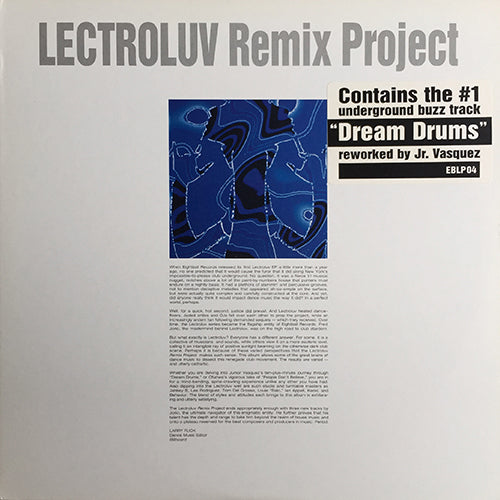 LECTROLUV // REMIX PROJECT (LP) inc. THE DIFFERENCE / GOT IT GOIN' ON / HEY BABY / PEOPLE DON'T BELIEVE / DREAM DRUMS / LECTROLUV THEME / LUV THE CURE