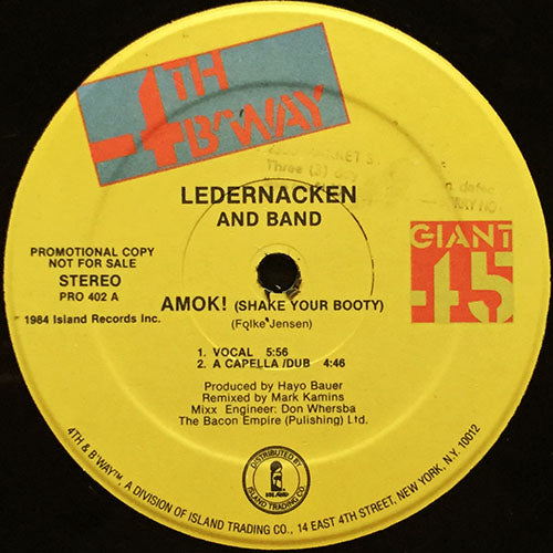 LEDERNACKEN AND BAND // AMOK! (SHAKE YOUR BOOTY) (4VER) – next records ...