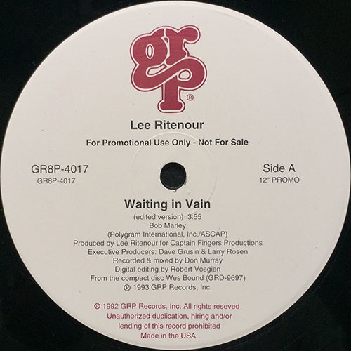 LEE RITENOUR // WAITING IN VAIN (3:55)