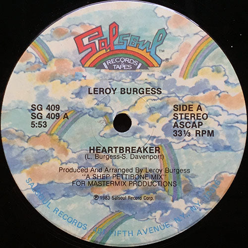 LEROY BURGESS // HEARTBREAKER (5:53) / STRANGER (6:23)