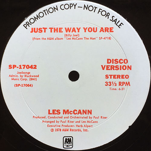 LES McCANN // JUST THE WAY YOU ARE (6:31)