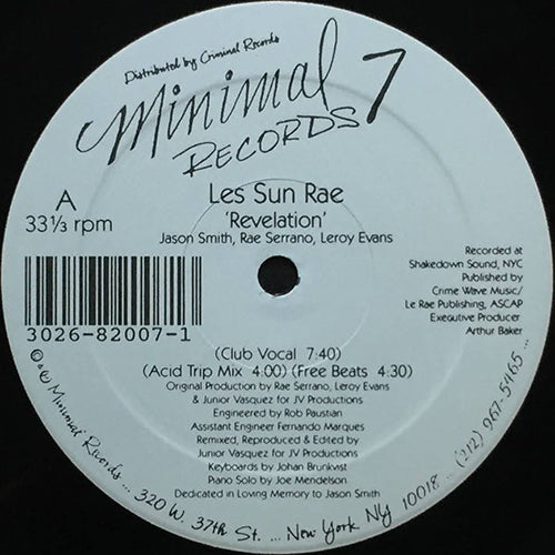 LES SUN RAE // REVELATION (7VER)