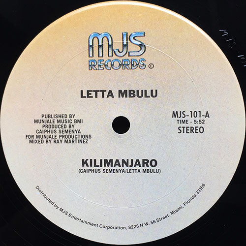 LETTA MBULU // KILIMANJARO (5:52) / INST (6:00)