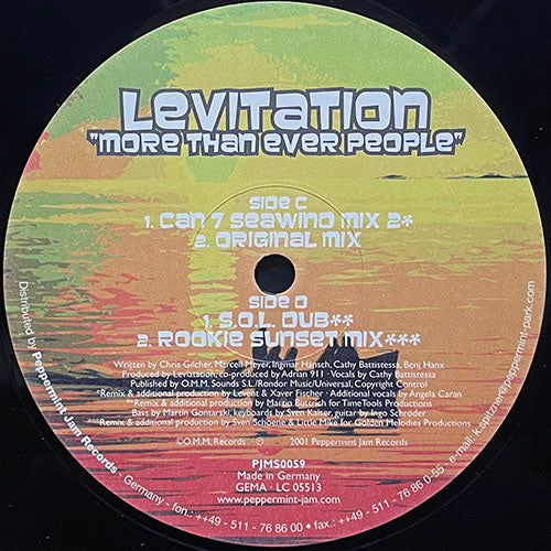 LEVITATION // MORE THAN EVER PEOPLE (REMIX & ORIGINAL) (6VER)
