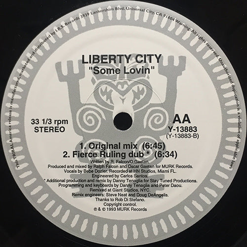 LIBERTY CITY // SOME LOVIN' (DANNY TENAGLIA REMIX & ORIGINAL) (4VER)