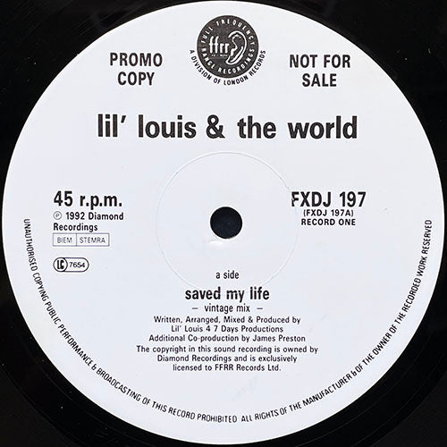 LIL LOUIS & THE WORLD // SAVED MY LIFE (6VER)