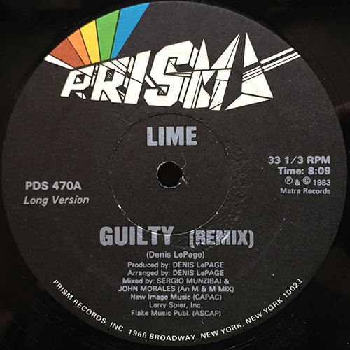 LIME // GUILTY (REMIX) (8:09) / (4:52)