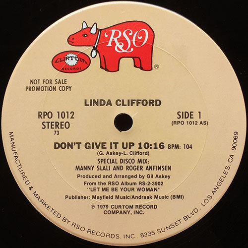 LINDA CLIFFORD // DON'T GIVE IT UP (10:16) / SWEEET MELODIES (7:53)