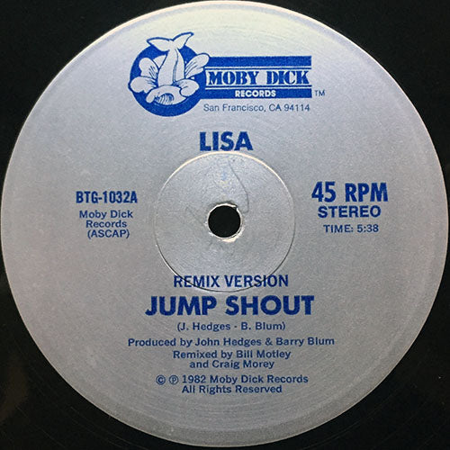 LISA // JUMP SHOUT (REMIX VERSION) (5:38) / (ORIGINAL VERSION) (6:16)