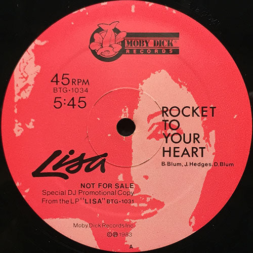 LISA // ROCKET TO YOUR HEART (5:45) / MANDATORY LOVE (5:38)