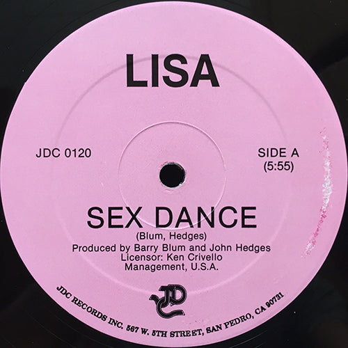 LISA // SEX DANCE (5:55) / (A DISCONET REMIX) (8:15)