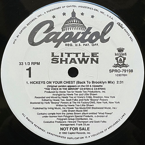 LITTLE SHAWN // HICKEYS ON YOUR CHEST (2VER)