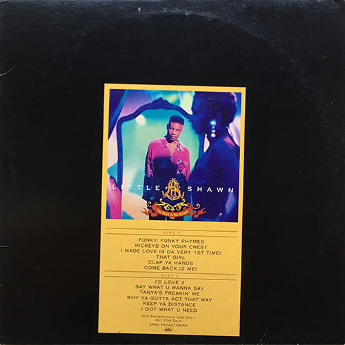 LITTLE SHAWN // THE VOICE IN THE MIRROR (LP) inc. FUNKY, FUNKY RHYMES / HICKEYS ON YOUR CHEST / I MADE LOVE / THAT GIRL / CLAP YA HANDS / COME BACK / SAY WHAT YOU WANNA SAY / TANYA'S FREAKIN' ME / WHY YA GOTTA ACT LIKE THAT WAY etc.