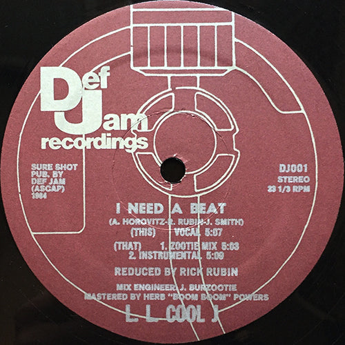LL COOL J // I NEED A BEAT (3VER)