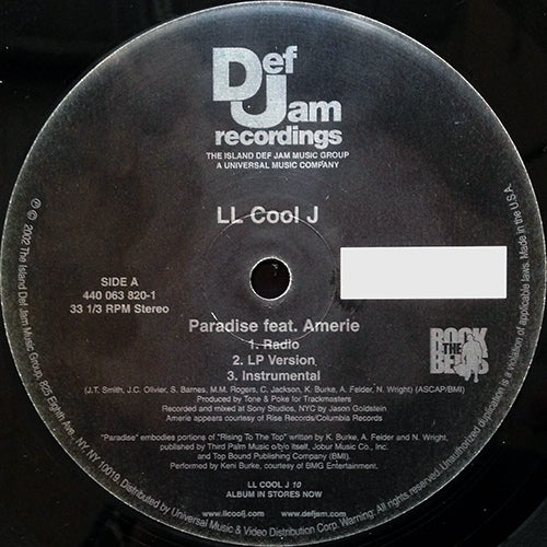 LL COOL J feat. AMERIE // PARADISE (3VER) / AFTER SCHOOL (3VER)