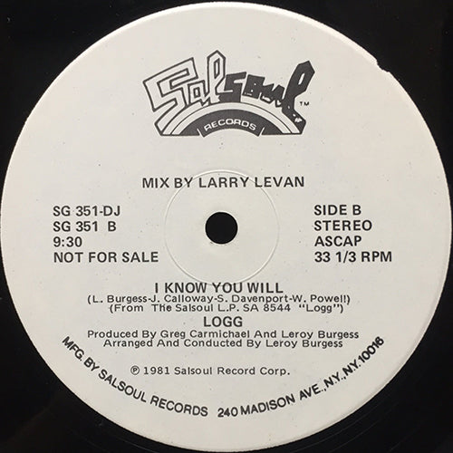 LOGG // I KNOW YOU WILL (6:28/9:30)