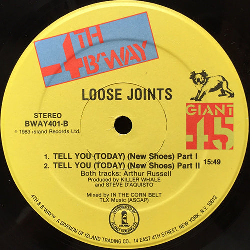 LOOSE JOINTS // TELL YOU (TODAY) (7:00) / TELL YOU (TODAY) (NEW SHOES) PART 1&2 (15:49)
