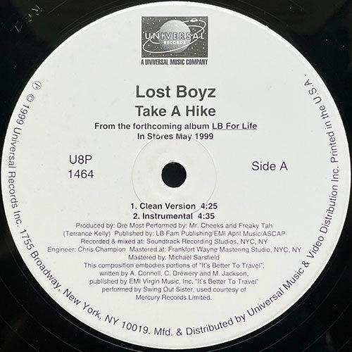 LOST BOYZ // TAKE A HIKE (2VER)