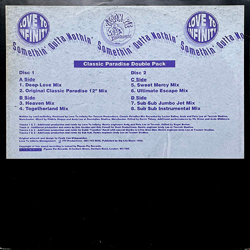 LOVE TO INFINITY  // SOMETHIN' OUTTA NOTHIN' (8VER)