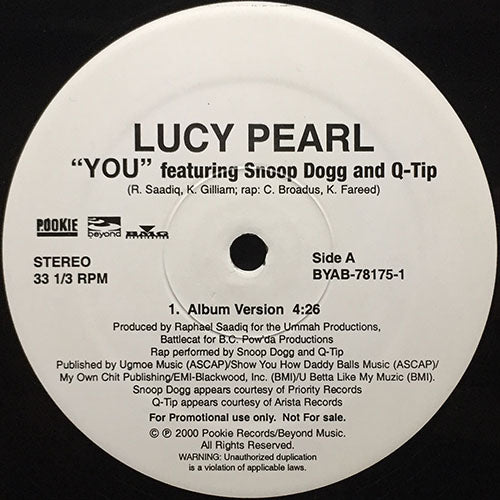 LUCY PEARL feat. SNOOP DOGG & Q-TIP // YOU (3VER)