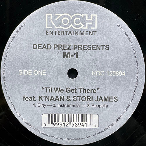 M-1 // 'TIL WE GET THERE (3VER) / THE BEAT (4VER)