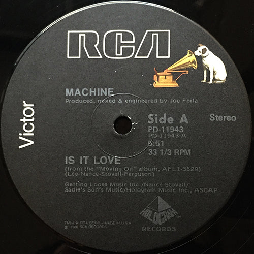 MACHINE // IS IT LOVE (5:51) / I FINALLY FOUND (5:12)