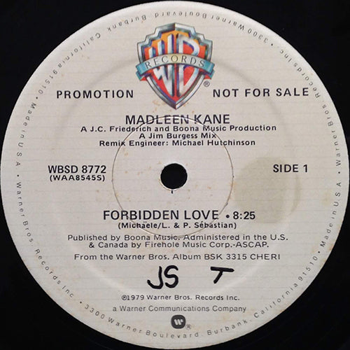 MADLEEN KANE // FORBIDDEN LOVE (8:25) / YOU AND I (4:06)