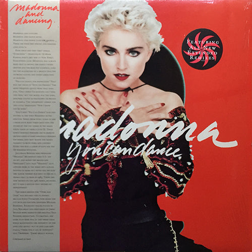 MADONNA // YOU CAN DANCE (REMIX LP) inc. SPOTLIGHT (REMIX) / HOLIDAY (REMIX) / EVERYBODY (REMIX) / PHYSICAL ATTRACTION / OVER AND OVER / INTO THE GROOVE (REMIX) / WHERE'S THE PARTY (REMIX)