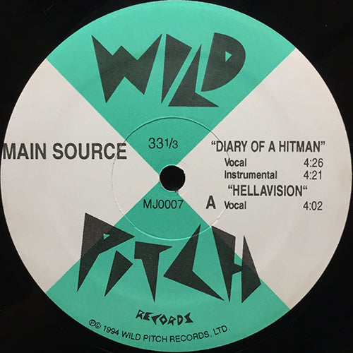 MAIN SOURCE // DIARY OF A HITMAN (2VER) / HELLAVISION (2VER) / FUCK WHAT YOU THINK (2VER)