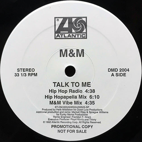 M&M // TALK TO ME (6VER)