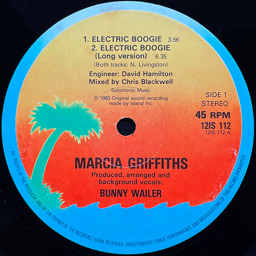 MARCIA GRIFFITHS // ELECTRIC BOOGIE (3:56/6:35) / DUB 1 (4:12) / DUB 2 (4:11) / DUB 3 (4:10)