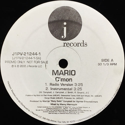 MARIO // C'MON (2VER) – next records japan