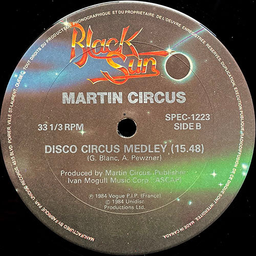 MARTIN CIRCUS // DISCO CIRCUS (14:06) / DISCO CIRCUS MEDLEY (15:48)
