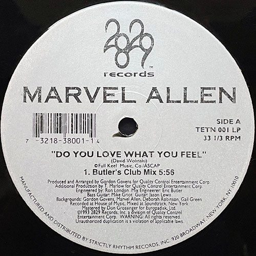 MARVEL ALLEN // DO YOU LOVE WHAT YOU FEEL (6VER)