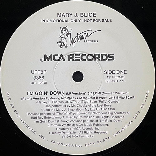 MARY J. BLIGE // I'M GOING' DOWN (REMIX & ORIGINAL) (4VER)
