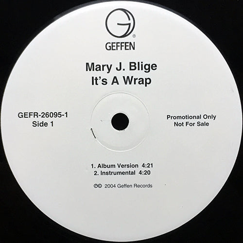 MARY J. BLIGE // IT'S A WRAP (4VER)