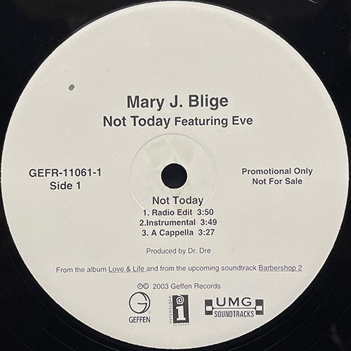 MARY J. BLIGE feat. EVE // NOT TODAY (3VER)