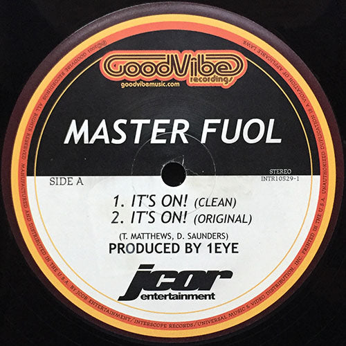 MASTER FUOL // IT'S ON (4VER)