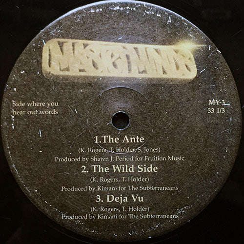 MASTERMINDS // THE ANTE (2VER) / THE WILD SIDE (2VER) / DEJA VU (2VER)